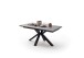 Esstisch >NAGANO< in barrique aus Glas-Keramik - 160x76x90cm (BxHxT)