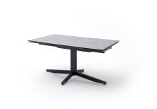 Esstisch >RIMINI< in Betonoptik aus HPL - 160x76x90cm (BxHxT)