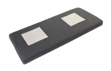 Sitzkissen >3434< in Anthrazit aus Polyester -...