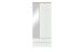 Garderobenschrank >TELDE< in Navarra-Eiche-Nachbildung/Weiß - 84x196x40 (BxHxT)