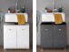 Waschbeckenunterschrank >Peter< aus MDF - 60x57x30cm (BxHxT)