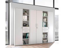 Büro-Set >Lommel< in lichtgrau