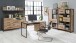 Aktenschrank >Husum I< in Schwarz - 94,1x151,5x41,5cm (BxHxT)
