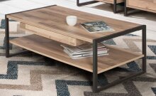 Couchtisch >Husum I< in Stabeiche - 110x40x60cm...
