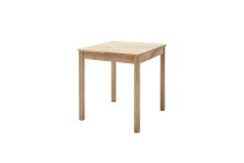 Esstisch >Aberdeen< in Wildeiche aus Massivholz - 50x76x70cm (BxHxT)