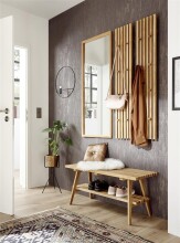 Sitzbank >Albany< in Eiche geölt aus Massivholz - 100x45x35cm (BxHxT)