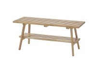 Sitzbank >Albany< in Eiche geölt aus Massivholz - 100x45x35cm (BxHxT)