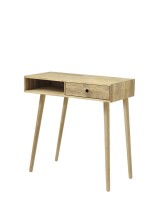 Konsolentisch >Anacortes< in Eiche geölt aus Massivholz - 80x80x35cm (BxHxT)