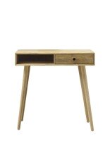 Konsolentisch >Anacortes< in Eiche geölt aus Massivholz - 80x80x35cm (BxHxT)