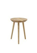 Hocker >Anacortes< in Eiche geölt aus Massivholz - 35x45x35cm (BxHxT)