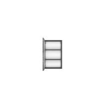 Hängeschrank >Arezzo< in Eiche Rauchsilber Nachbildung - 40x64x20cm (BxHxT)
