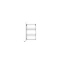 Hängeschrank >Garda< in weiß-matt - 40x64x20cm (BxHxT)