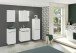 Hängeschrank >Garda< in weiß-matt - 40x64x20cm (BxHxT)