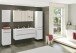 Hängeschrank >Garda< in weiß-matt - 40x64x20cm (BxHxT)