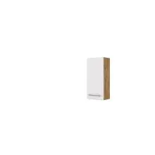 Hängeschrank >Livorno< in weiß-matt - 30x64x20cm (BxHxT)