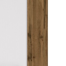 Hängeschrank >Livorno< in weiß-matt - 30x64x20cm (BxHxT)