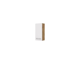 Hängeschrank >Livorno< in weiß-matt - 30x64x20cm (BxHxT)