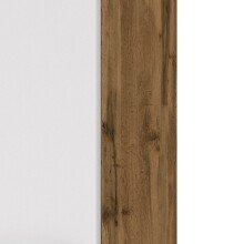 Hängeschrank >Livorno< in weiß-matt - 30x64x20cm (BxHxT)