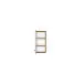 Hängeschrank >Livorno< in weiß-matt - 30x64x20cm (BxHxT)