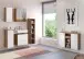 Hängeschrank >Livorno< in weiß-matt - 30x64x20cm (BxHxT)