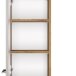 Hängeschrank >Livorno< in weiß-matt - 30x64x20cm (BxHxT)