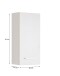 Hängeschrank >Paris< in Weiß - 30x64x20cm (BxHxT)