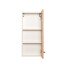 Hängeschrank >Paris< in Weiß, Wotan-Eiche - 30x64x20cm (BxHxT)