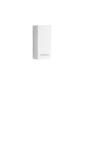 Hängeschrank >Porta< in Hochglanz-Weiß - 30x64x20cm (BxHxT)