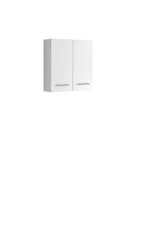 Hängeschrank >Porta< in Hochglanz-Weiß - 60x64x20cm (BxHxT)