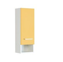 Hängeschrank >Riga< in Gelb-Matt - 25x71x20cm...