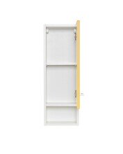 Hängeschrank >Riga< in Gelb-Matt - 25x71x20cm (BxHxT)