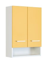 Hängeschrank >Riga< in Gelb-Matt - 50x71x20cm (BxHxT)