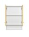Hängeschrank >Riga< in Gelb-Matt - 50x71x20cm (BxHxT)