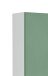 Hängeschrank >Riga< in Grün-Matt - 25x71x20cm (BxHxT)
