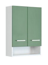 Hängeschrank >Riga< in Grün-Matt - 50x71x20cm (BxHxT)