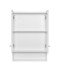 Hängeschrank >Riga< in Weiß-Matt - 50x71x20cm (BxHxT)