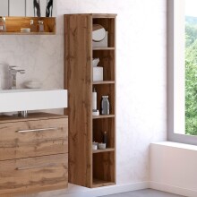 Badregal >Livorno< in Wotan-Eiche - 25x130x35cm (BxHxT)