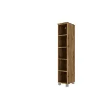 Badregal >Livorno< in Wotan-Eiche - 25x130x35cm...