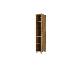 Badregal >Livorno< in Wotan-Eiche - 25x130x35cm...
