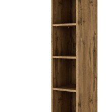 Badregal >Livorno< in Wotan-Eiche - 25x130x35cm (BxHxT)