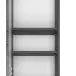 Midischrank >Arezzo< in Eiche Rauchsilber Nachbildung - 40x154x35cm (BxHxT)