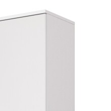 Midischrank >Garda< in Weiß-Matt - 40x130x35cm (BxHxT)