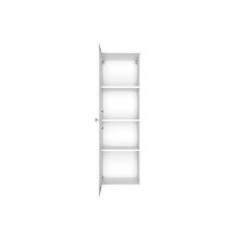 Midischrank >Garda< in Weiß-Matt - 40x130x35cm (BxHxT)