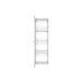 Midischrank >Garda< in Weiß-Matt - 40x130x35cm (BxHxT)