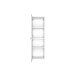 Midischrank >Garda< in Weiß-Matt - 40x130x35cm (BxHxT)