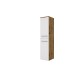 Midischrank >Livorno< in weiß-matt - 30x130x35cm (BxHxT)