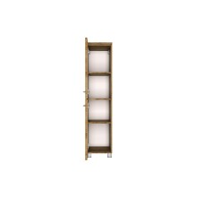 Midischrank >Livorno< in Wotan-Eiche - 30x130x35cm (BxHxT)