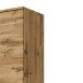 Midischrank >Livorno< in Wotan-Eiche - 30x130x35cm (BxHxT)