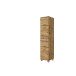 Midischrank >Livorno< in Wotan-Eiche - 30x130x35cm (BxHxT)