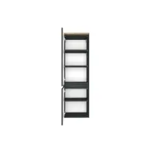 Midischrank >Pienza< in Grau-matt - 40x130x35cm (BxHxT)